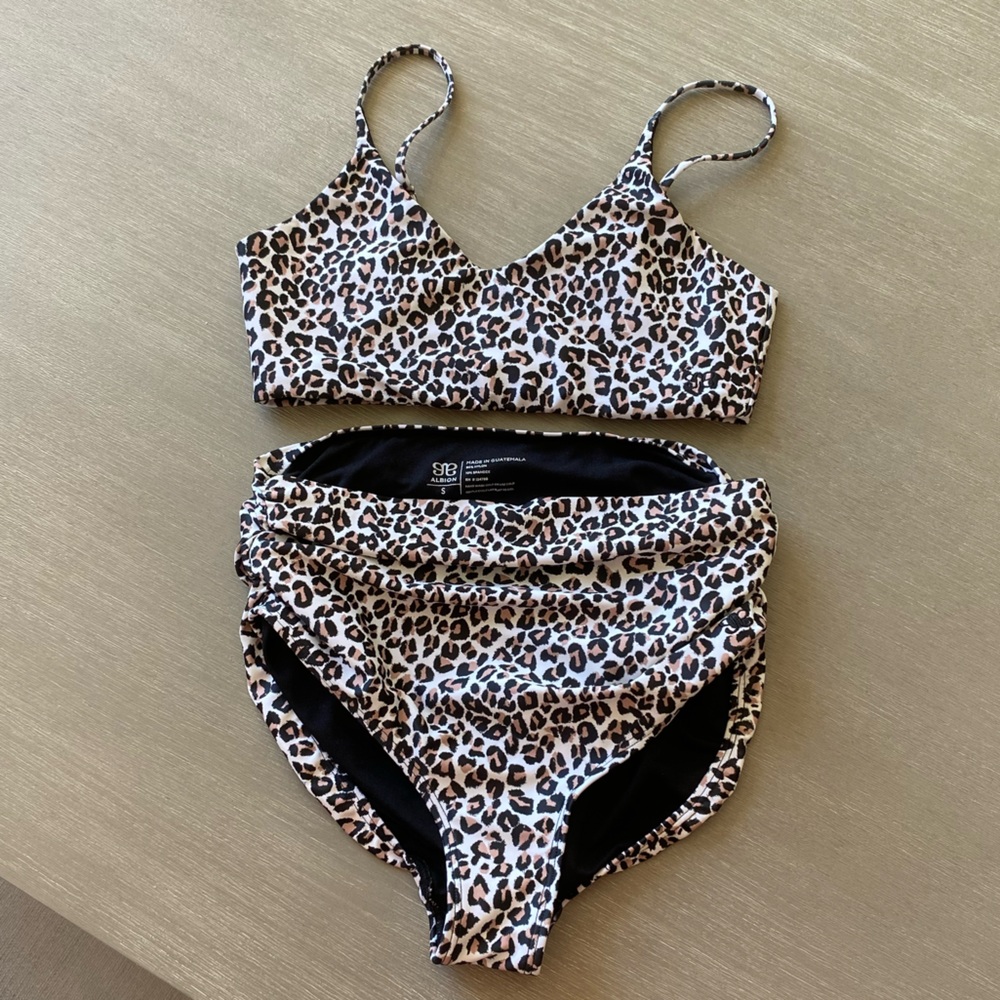 Albion Cheetah Print Swim Suit